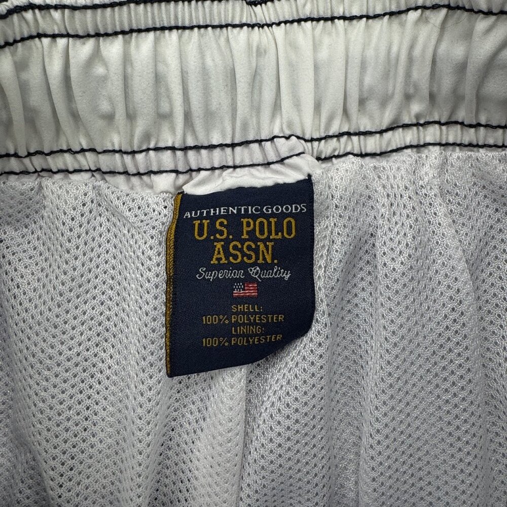 US Polo Assn Mens Dark Blue Hawaiian Board Shorts Swimwear Fully Lined Size L - Picture 7 of 12